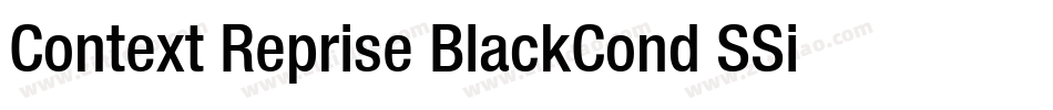 Context Reprise BlackCond SSi Normal字体转换